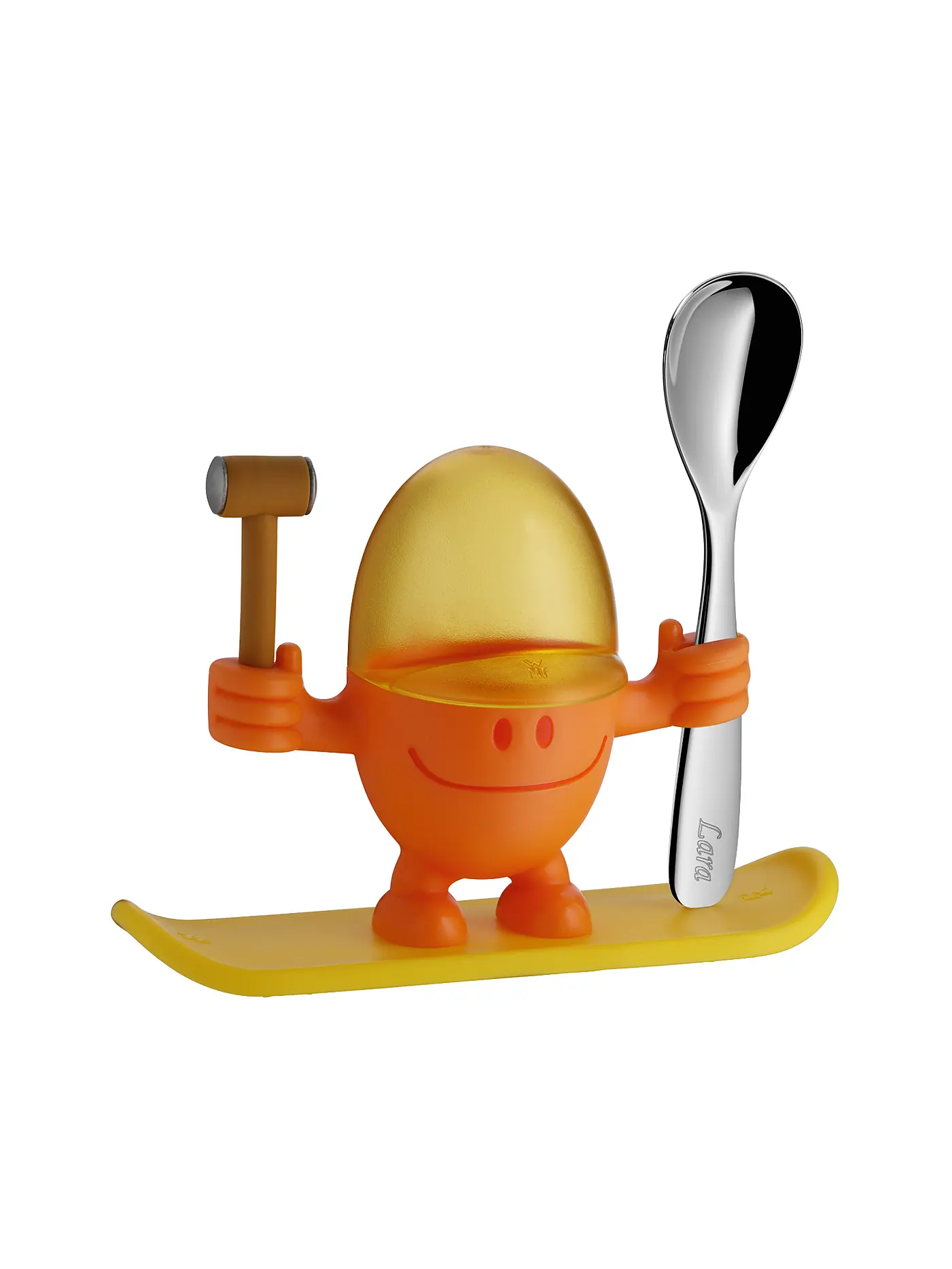 WMF | Eierbecher mit Löffel McEgg Gelb / Orange | 